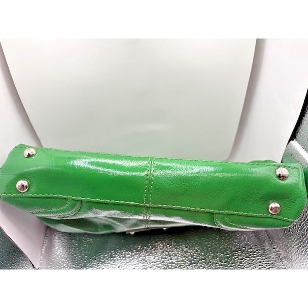 The Sak Green Leather Purse 11x6.5 Shoulder Strap - Picture 4 of 8
